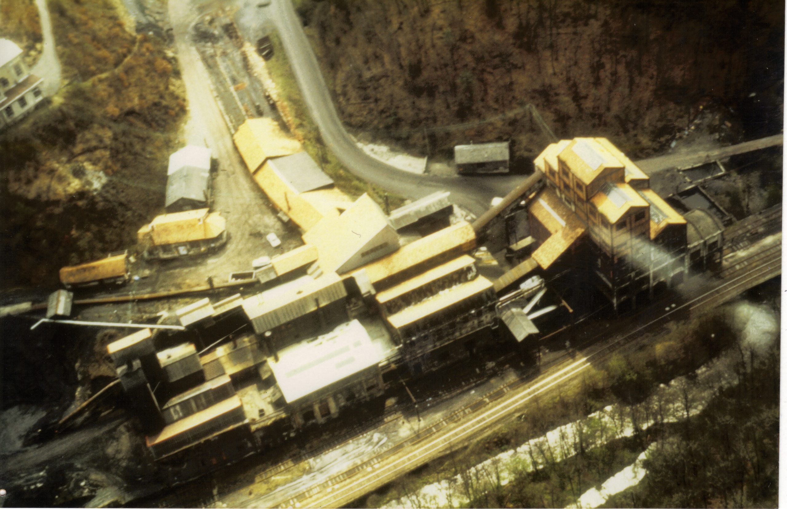 histoire du musée de la mine de Messeix-vue aérienne