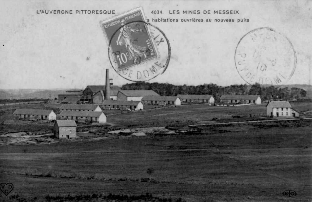 l'histoire de la mine de Messeix va de pair avec la construction de logements ouvriers