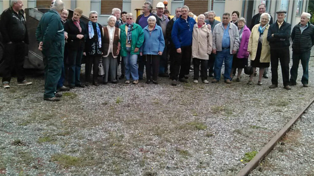 membres de l'association de la mine de Messeix -bénévoles